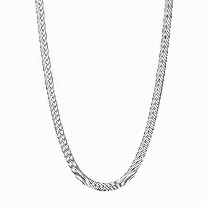Silver Herringbone Chain
