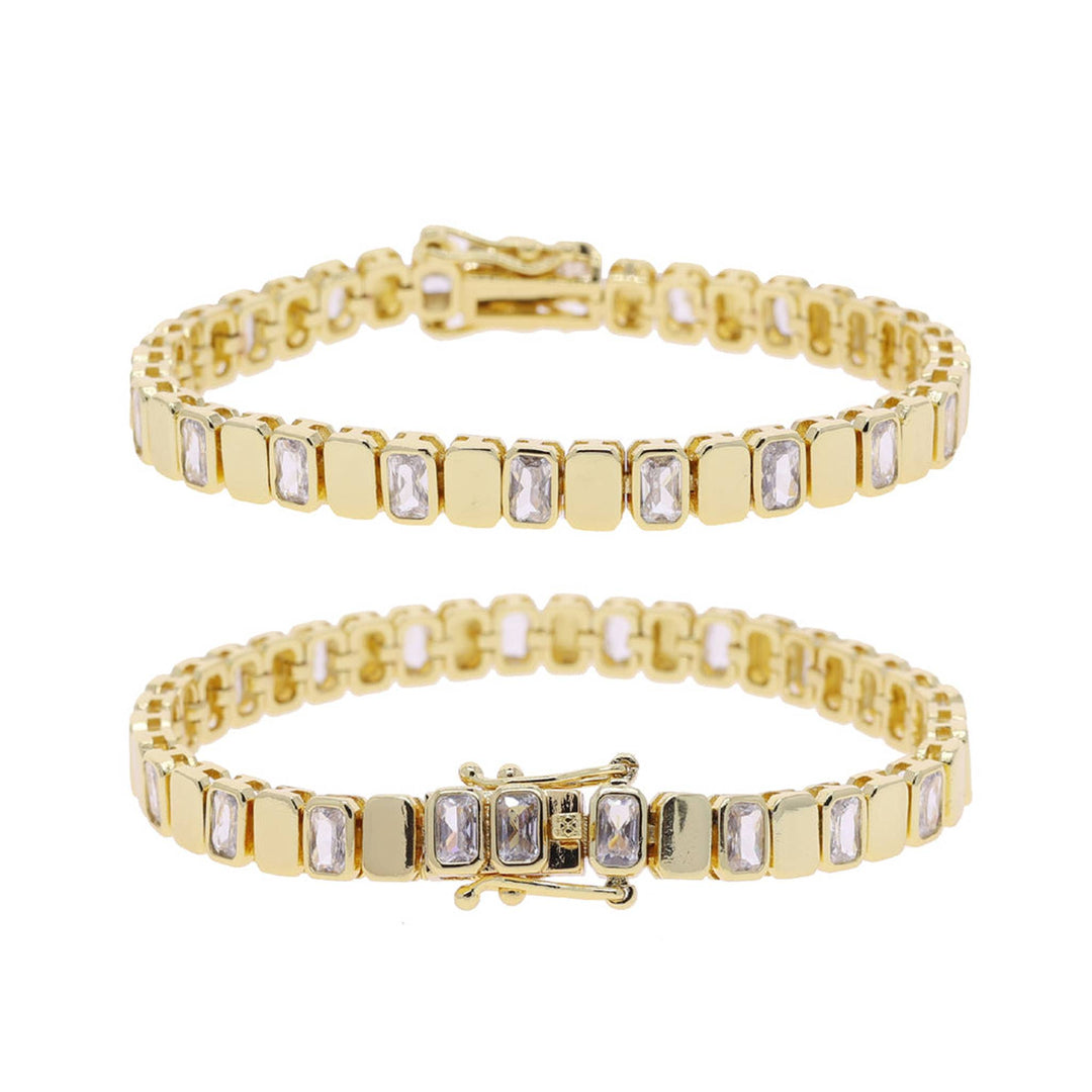 Baguette Bezel Bracelet