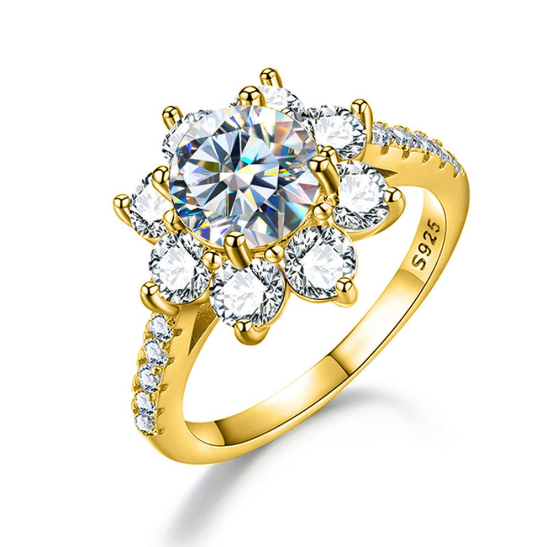 1 carat gold flower
