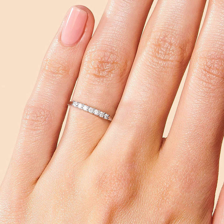 7 stone diamond eternity