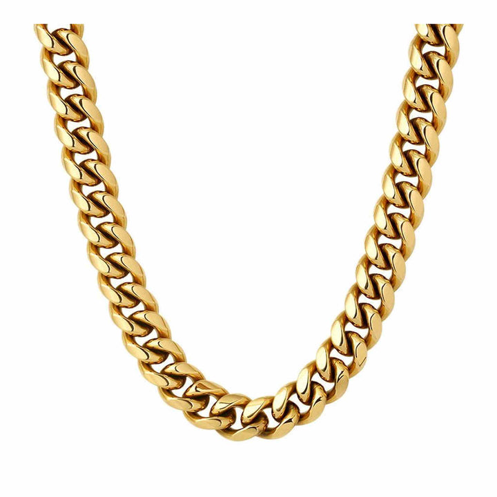 Gold 10mm Miami Cuban Link Chain