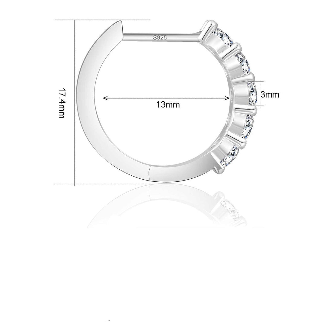 White Gold Mini Hoop