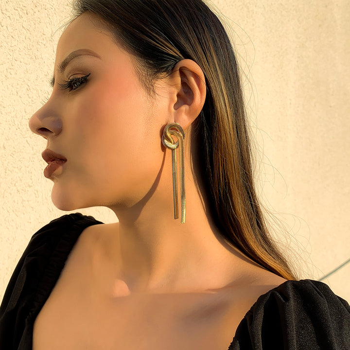 Knot Drop Earrings