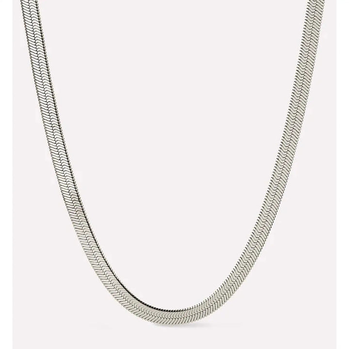 Silver Herringbone Chain