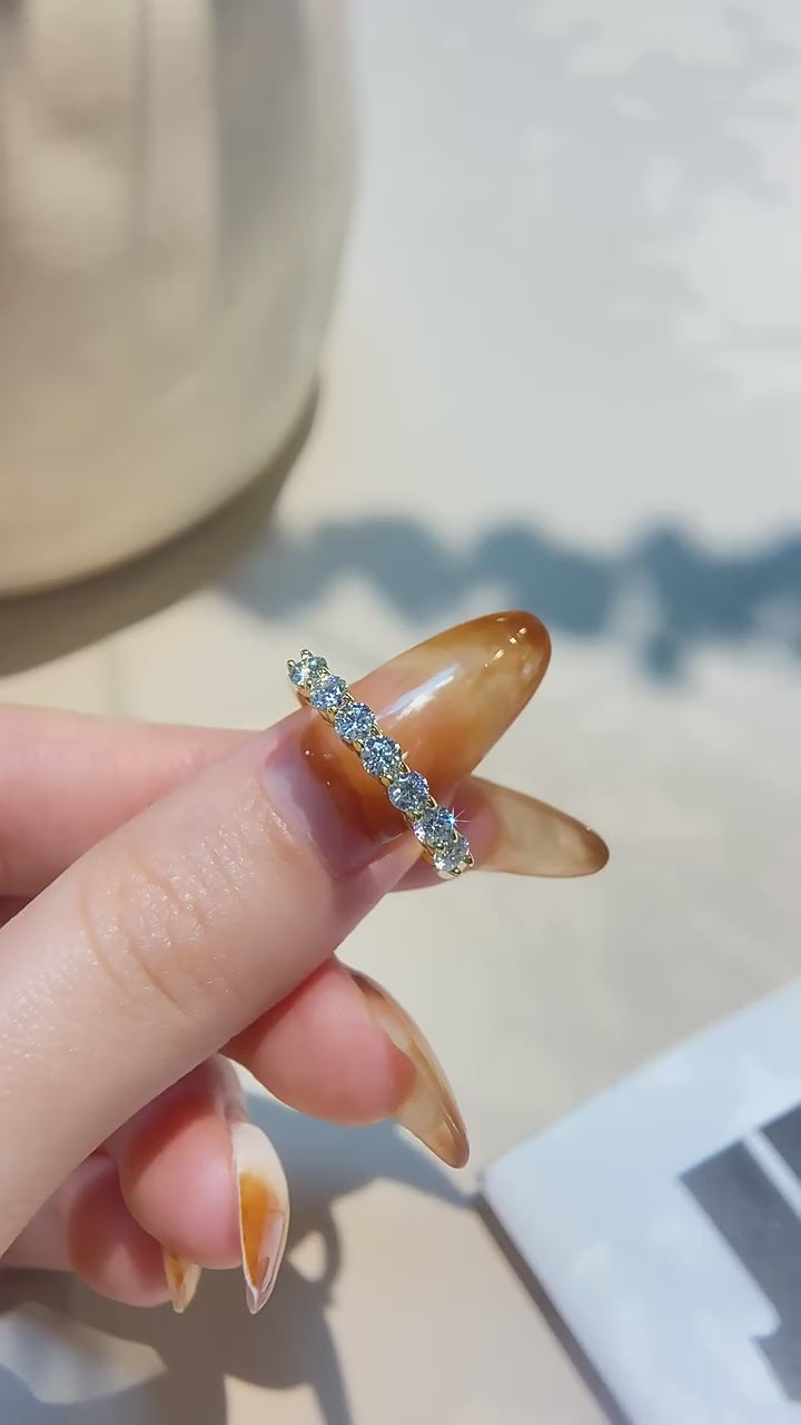 7 stone diamond eternity