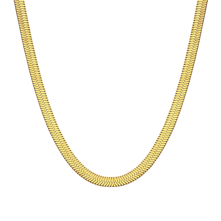 Gold Herringbone Chain