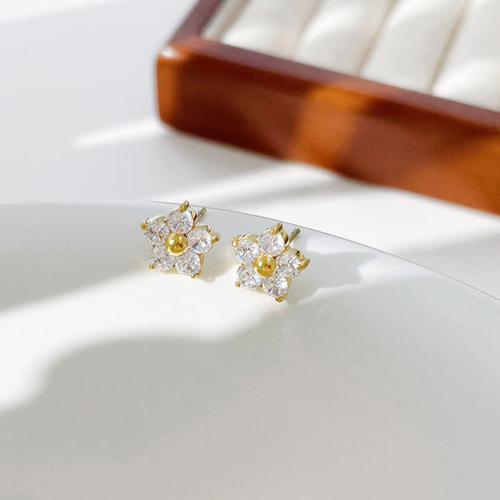 Mini Flower Stud Earrings