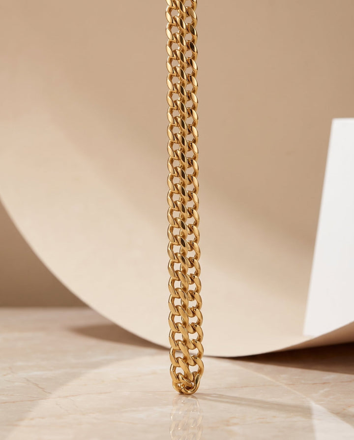 6mm Gold Cuban Link Chain - iceandgold