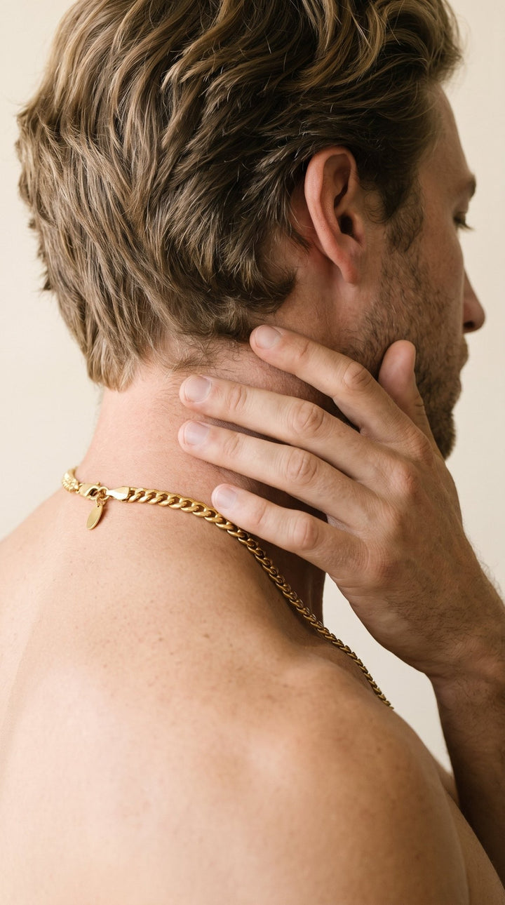 6mm Gold Cuban Link Chain - iceandgold
