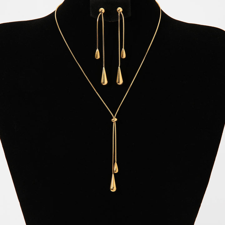 Water Drop Earring and Necklace Set