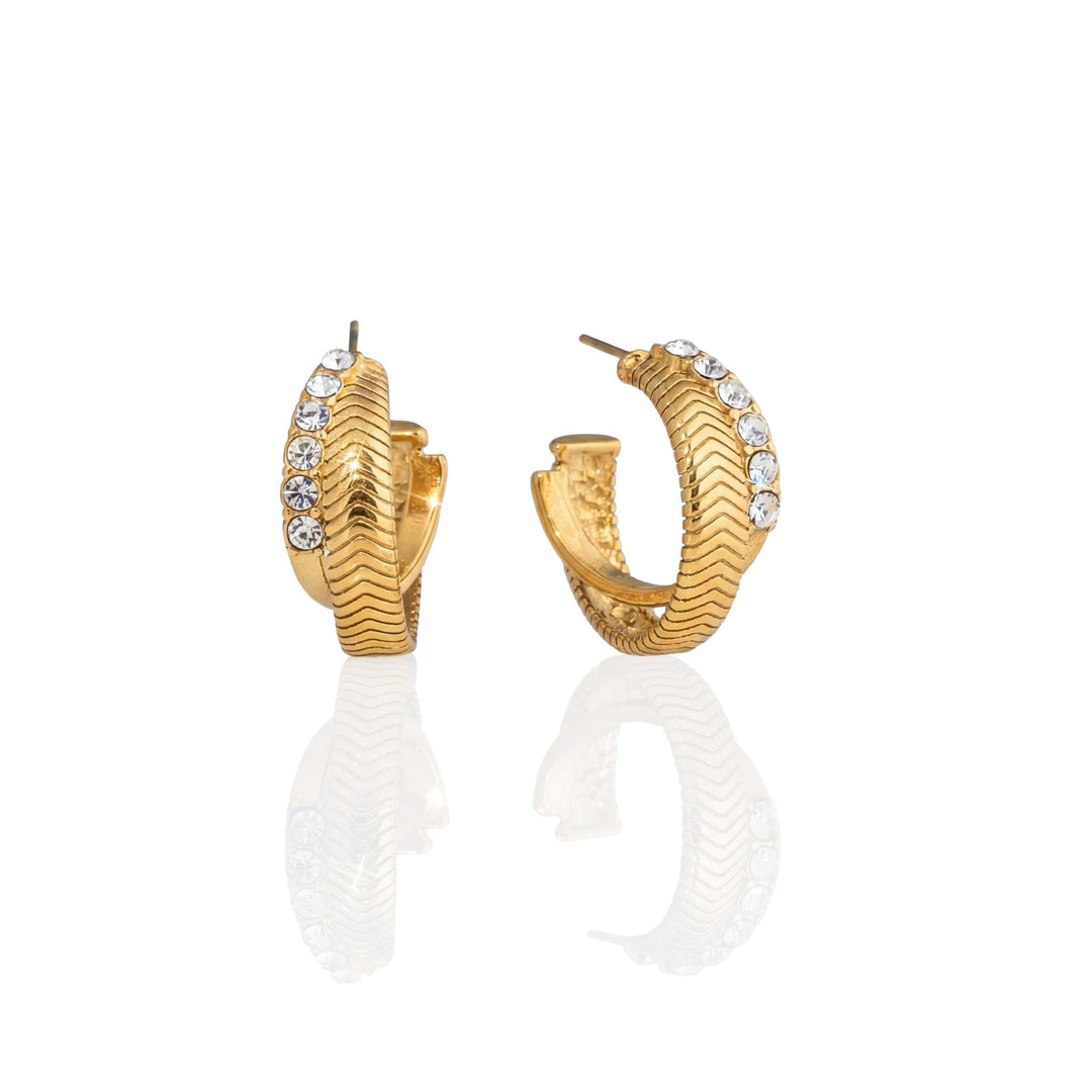 Studded Herringbone Set - iceandgold