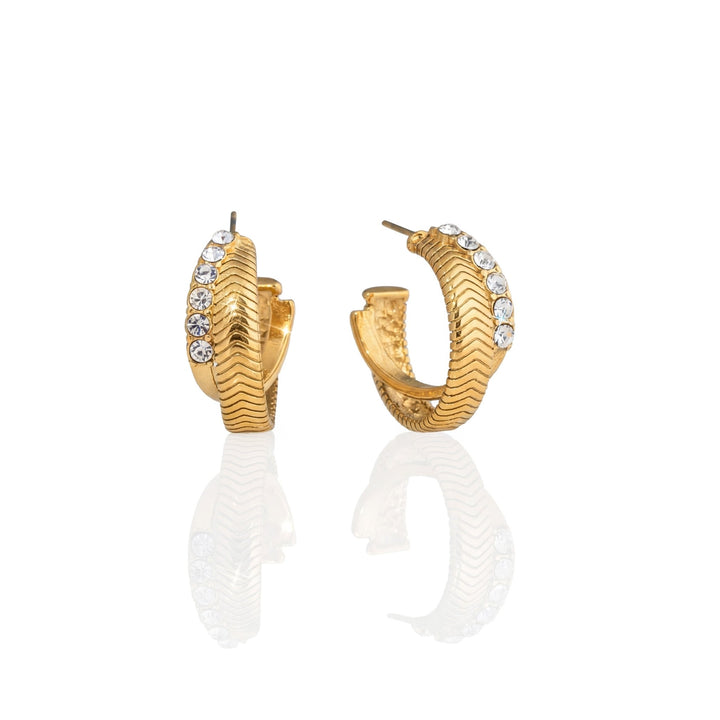 Studded Herringbone Set - iceandgold