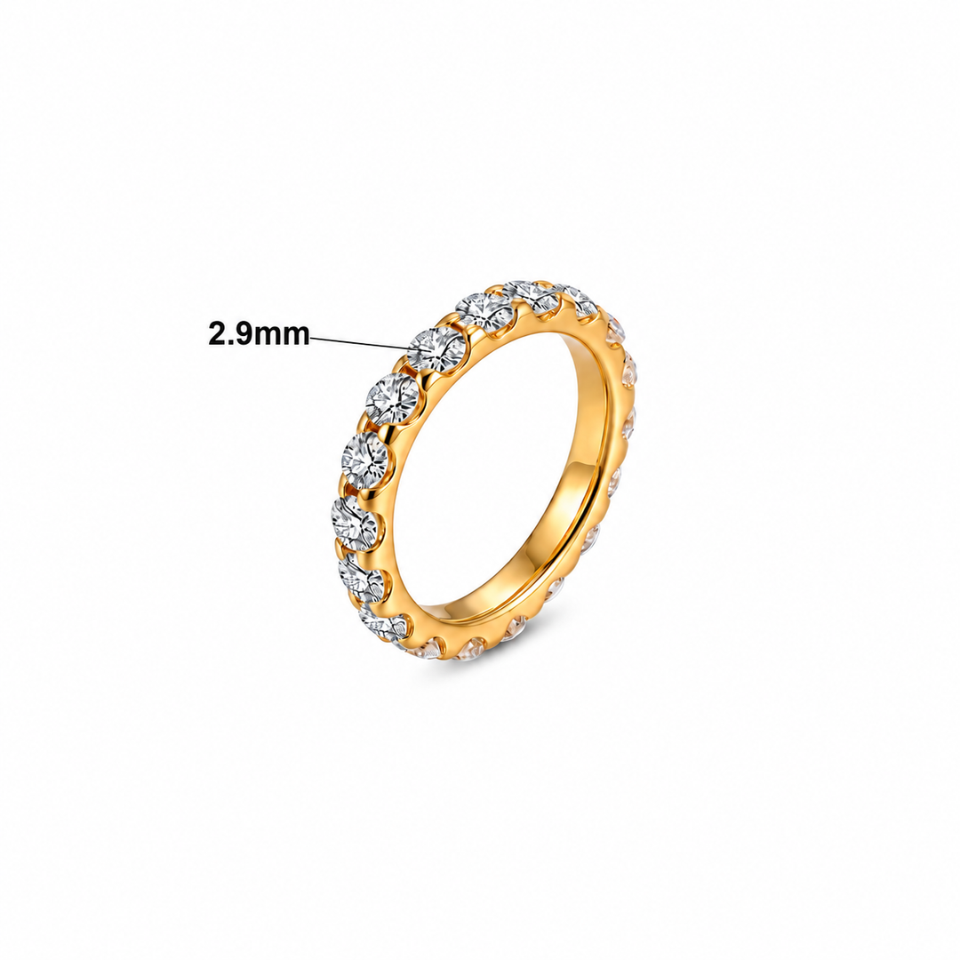 Round Cut Diamond Eternity Band