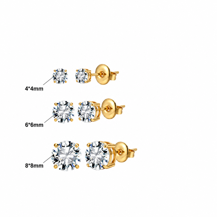 Gold Stud Set