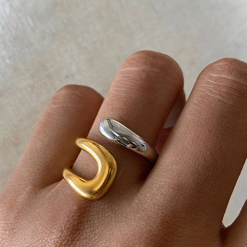 Open Wrap Ring - iceandgold