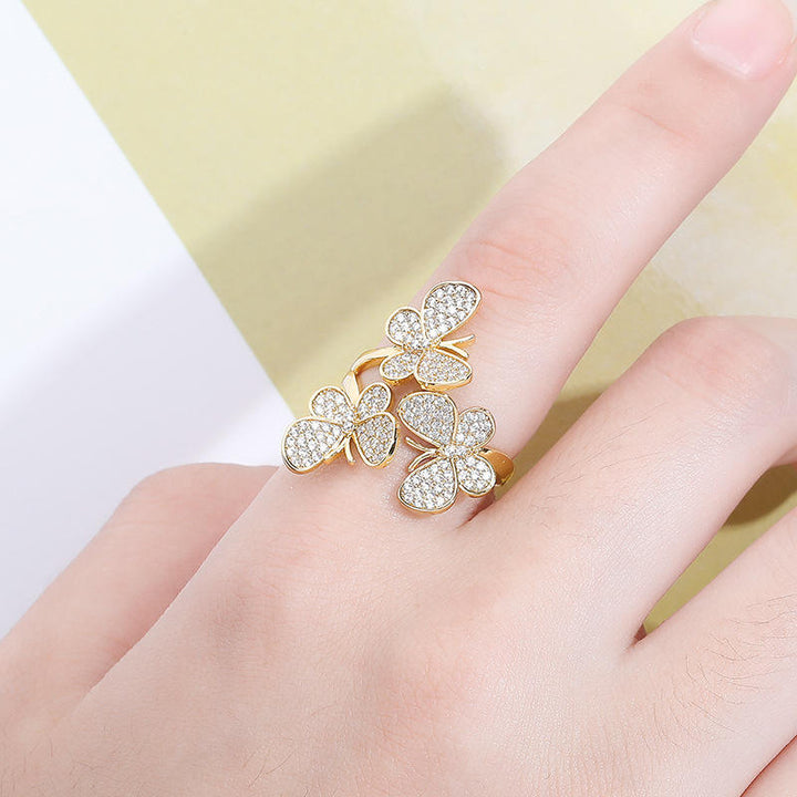 Flower Adjustable Ring