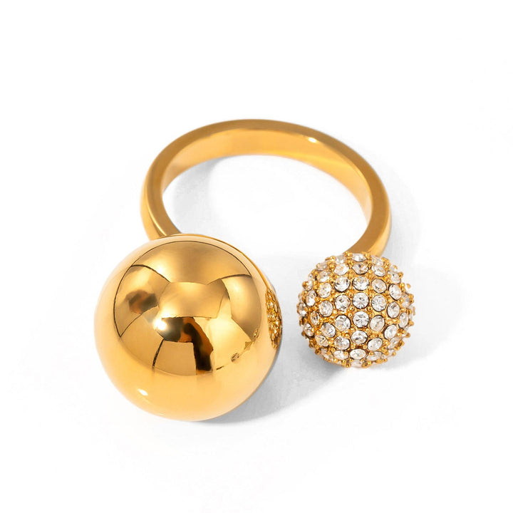 Gold Ball Ring