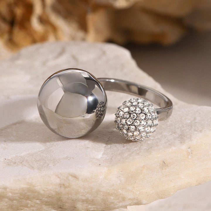 Silver Ball Ring