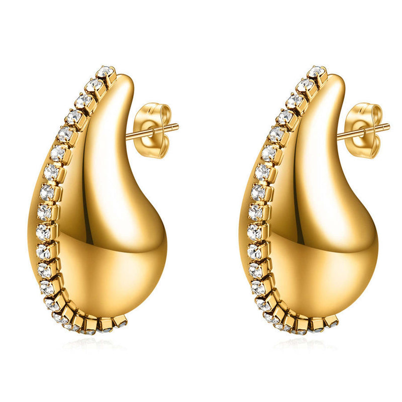 Ice & Gold Tear Drop Earrings - iceandgold