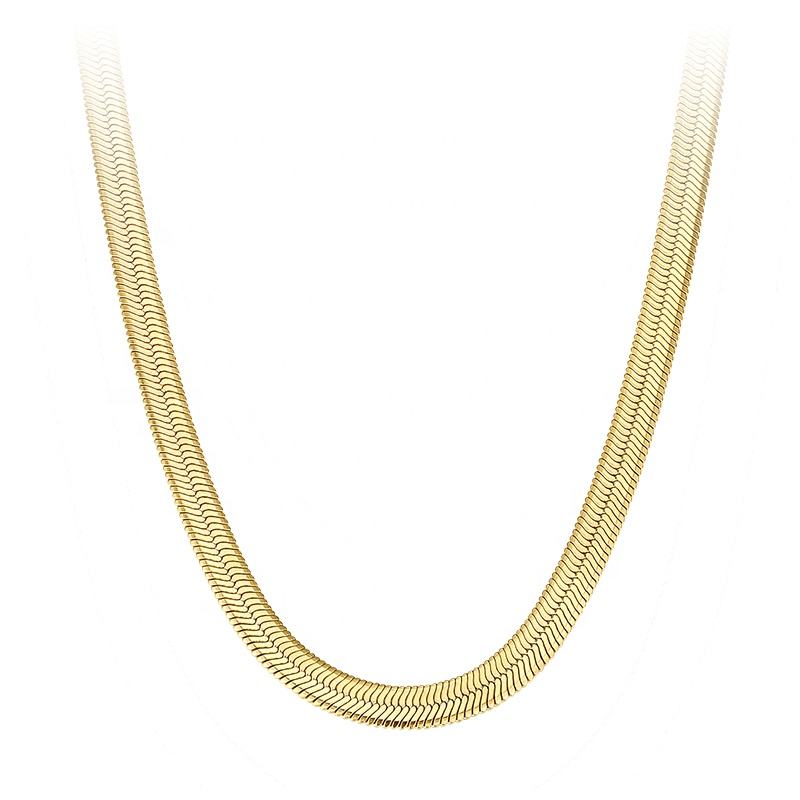 Gold Herringbone Chain