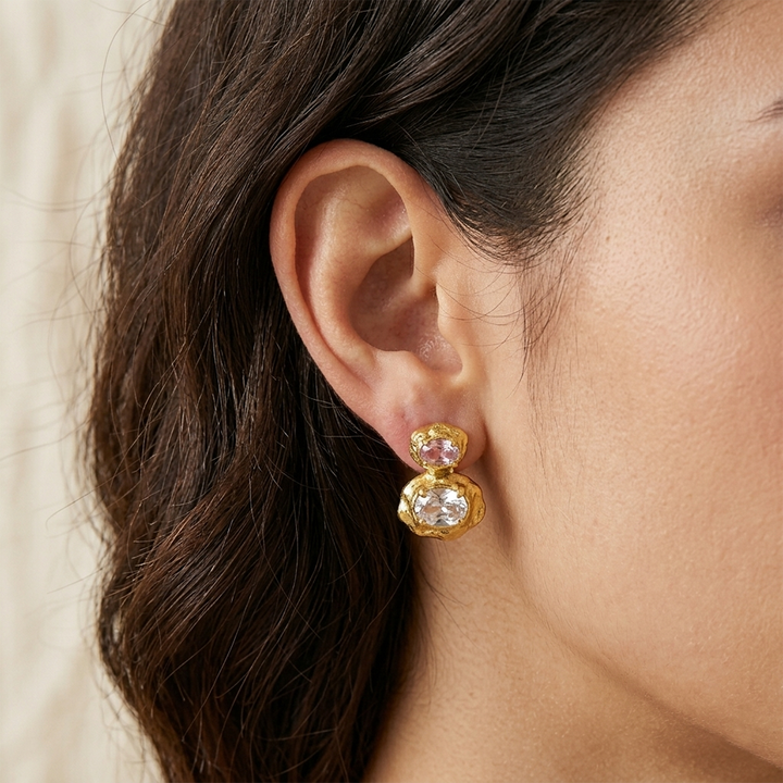 Pink Glow Earrings