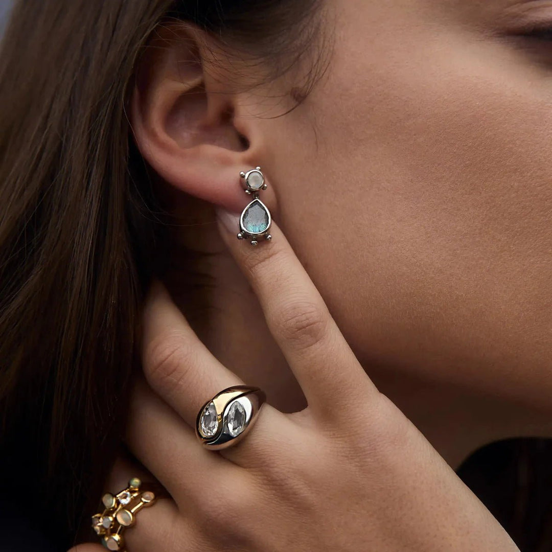 Double Mixed Metal Ring - iceandgold