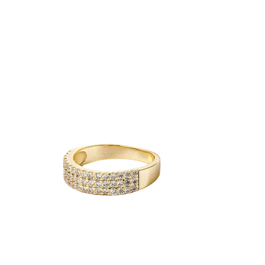 Half Pave Ring