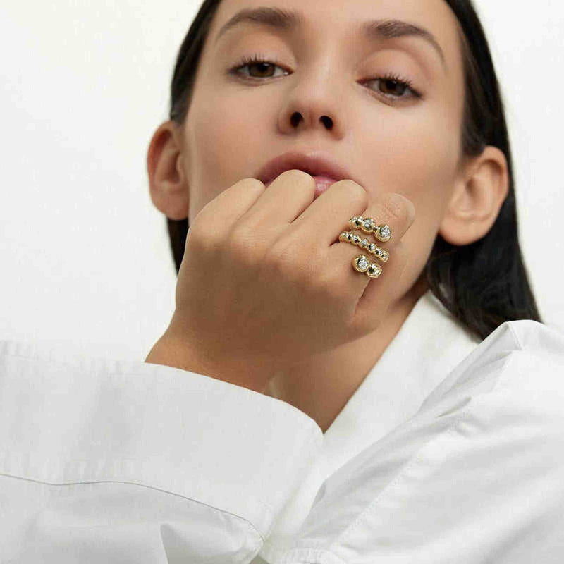 Triple Wrap Ring - iceandgold