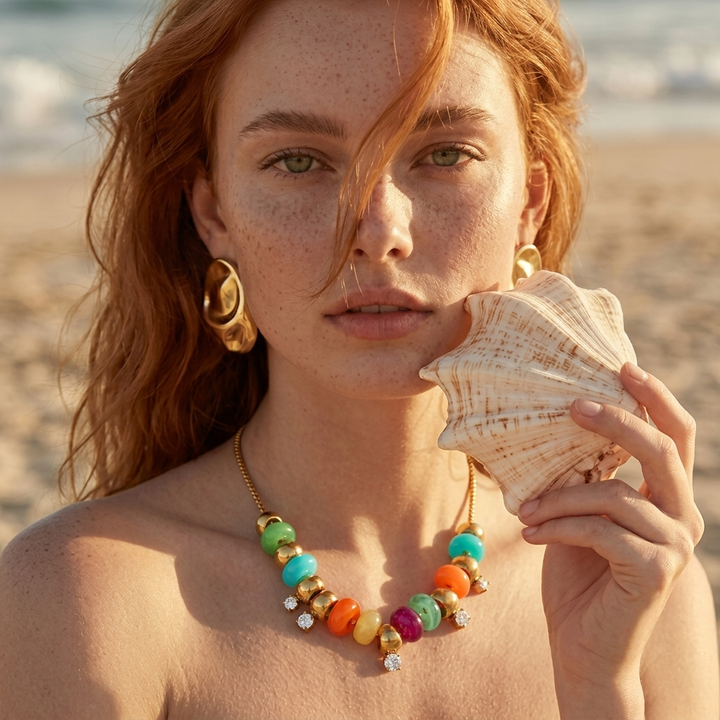 Color Pop Gem Necklace