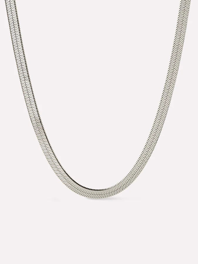 Silver Herringbone Chain