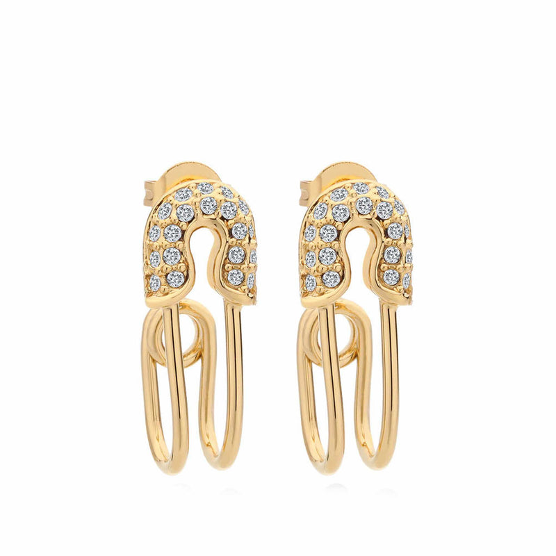 Mini Pin Earrings - iceandgold