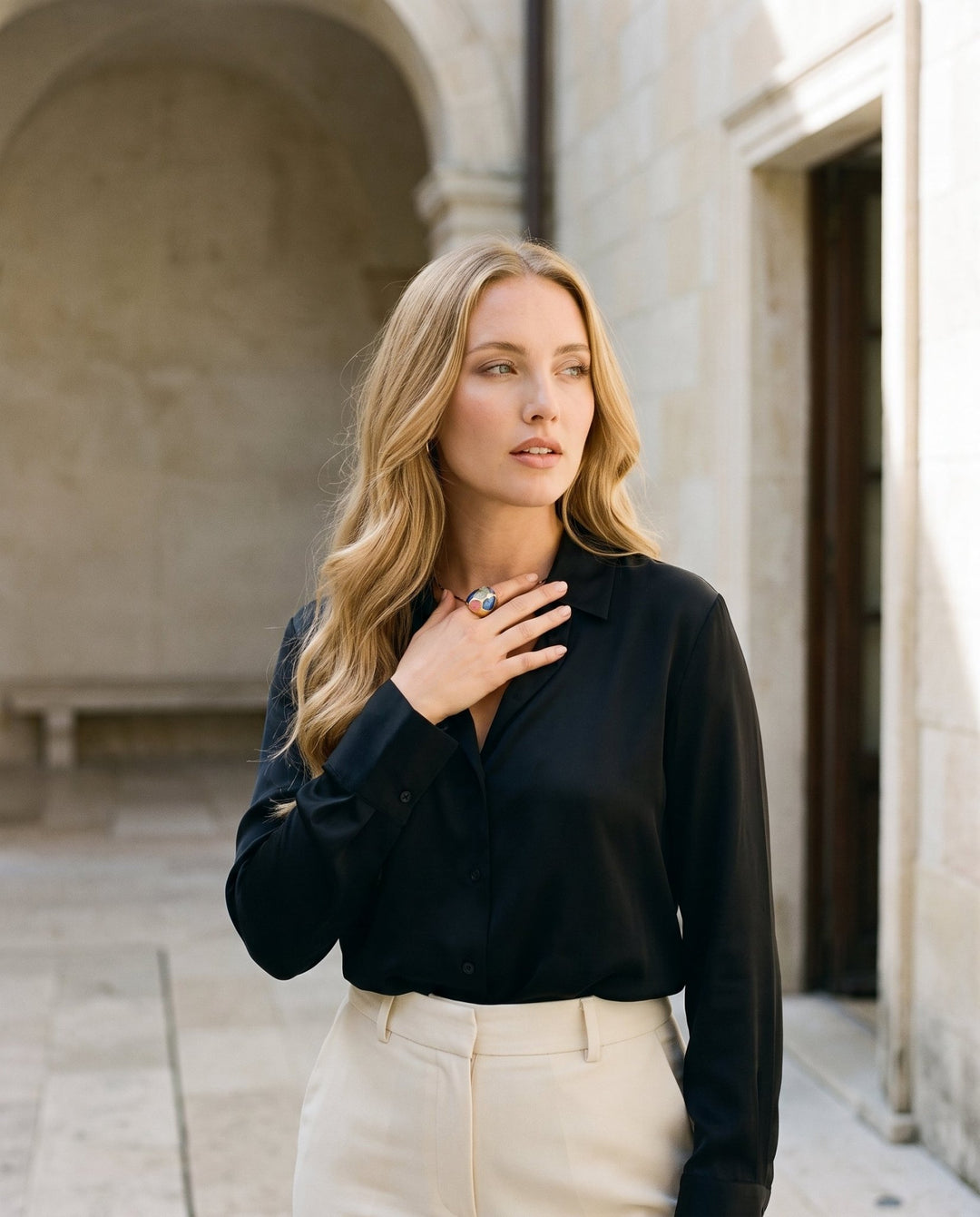 Color Block Dome Ring - iceandgold