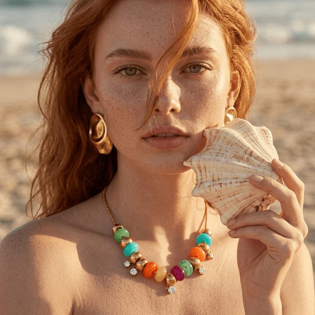 Color Pop Gem Necklace - iceandgold