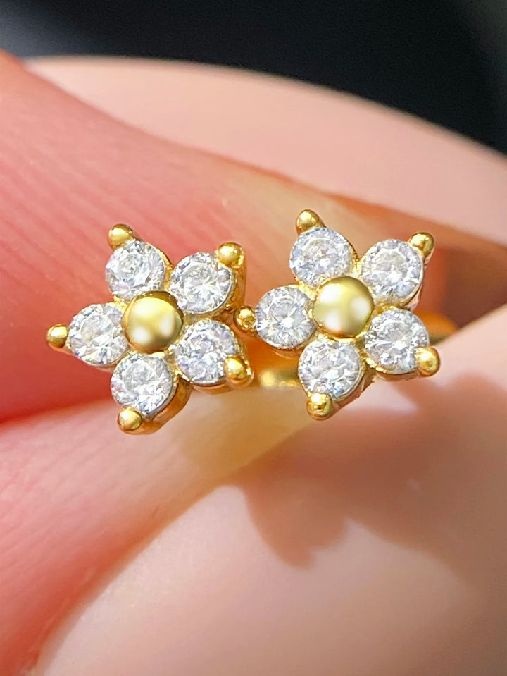 Mini Flower Stud Earrings