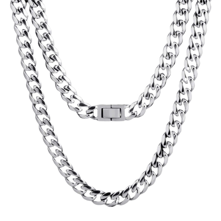 White Gold 10mm Miami Cuban Link Chain