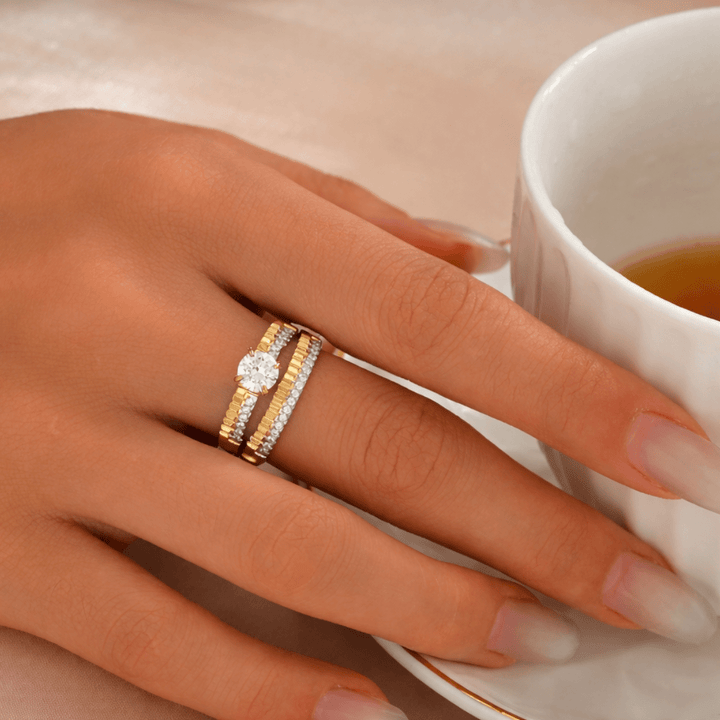 Fused Engagement Ring - iceandgold