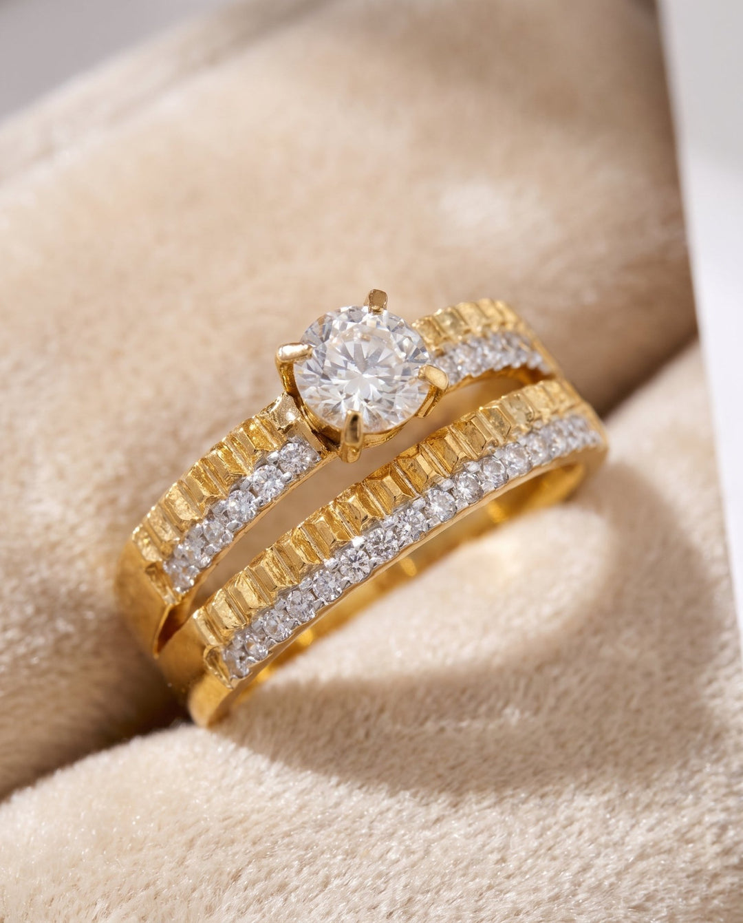 Fused Engagement Ring - iceandgold
