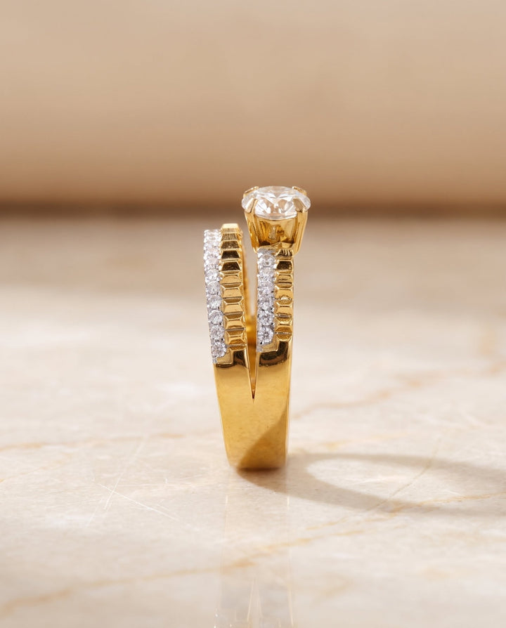 Fused Engagement Ring - iceandgold