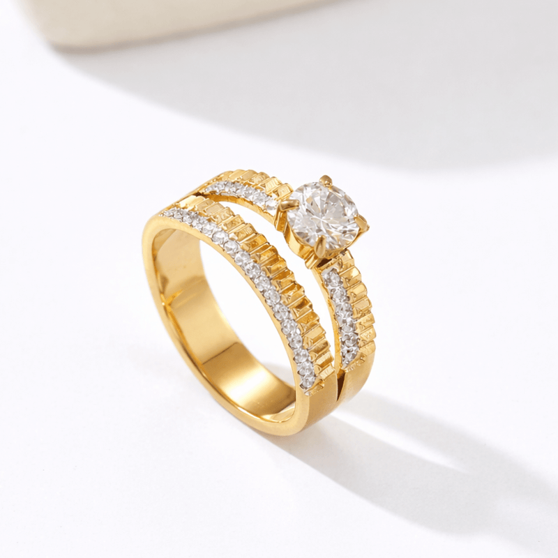 Fused Engagement Ring - iceandgold