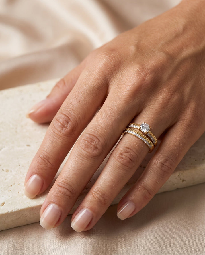 Fused Engagement Ring - iceandgold