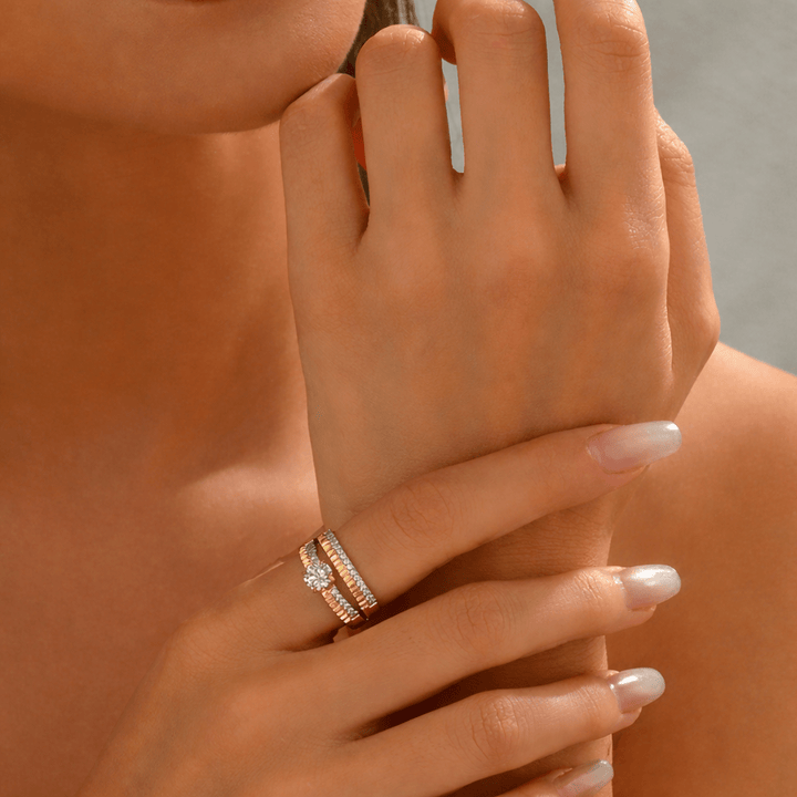 Fused Engagement Ring - iceandgold