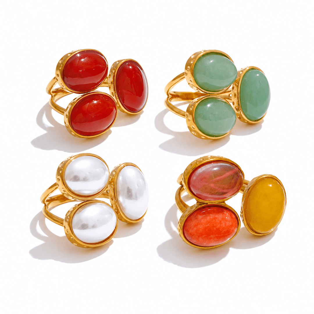 Gemstone Ring - iceandgold