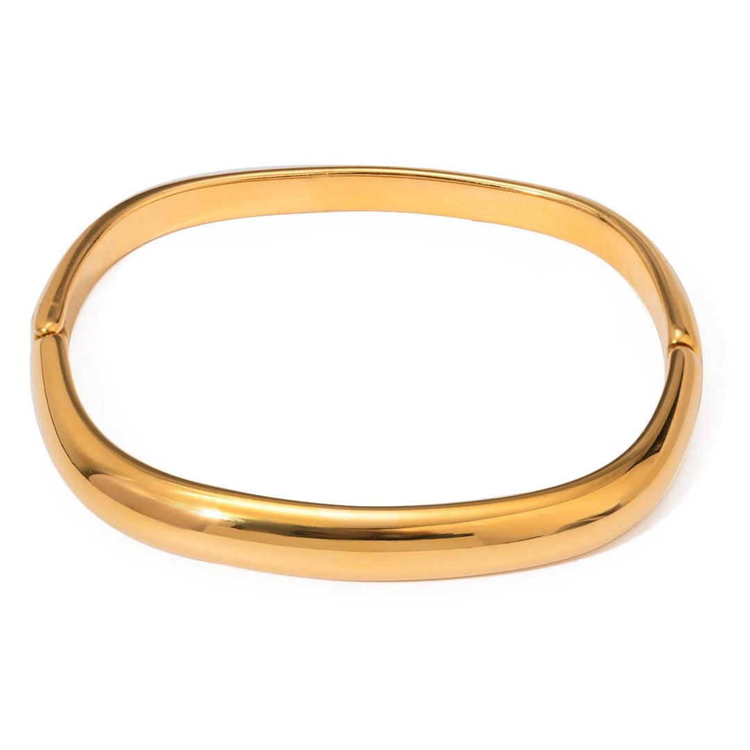 Gold Square Bracelet - iceandgold