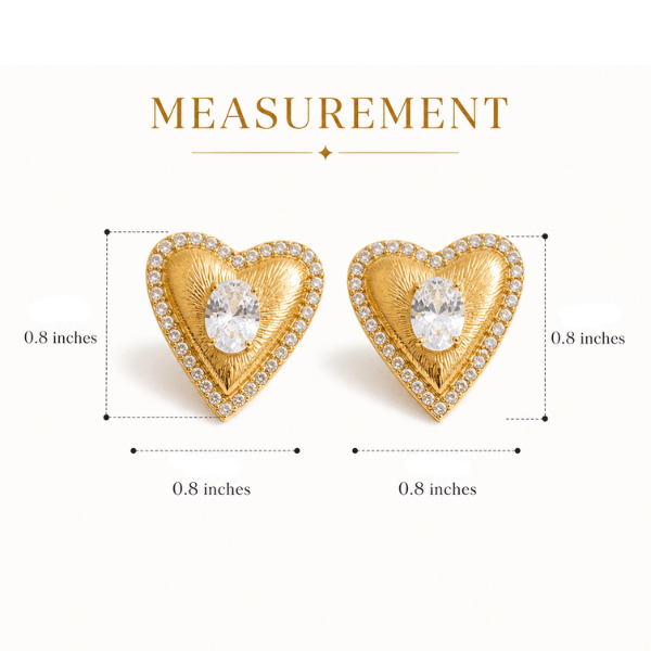 Heart Earrings - iceandgold
