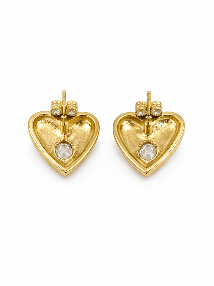 Heart Earrings - iceandgold
