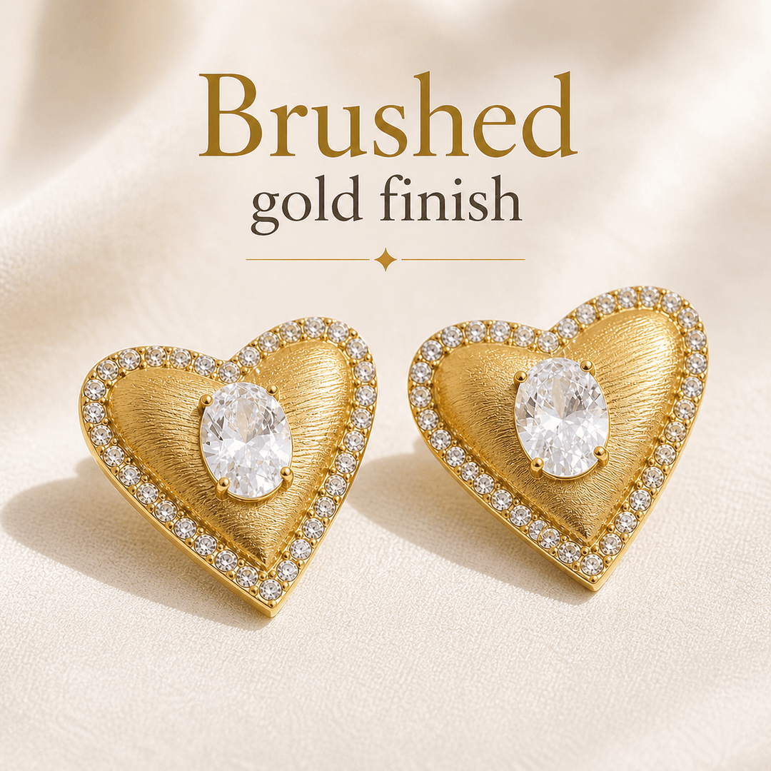 Heart Earrings - iceandgold