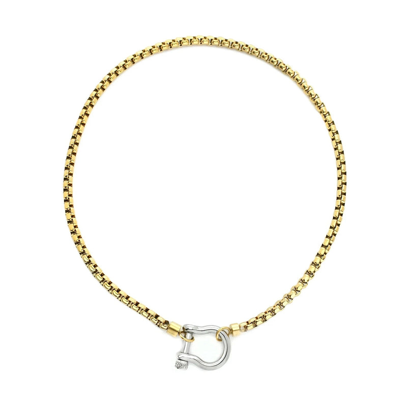 Horseshoe Gold Necklace - iceandgold