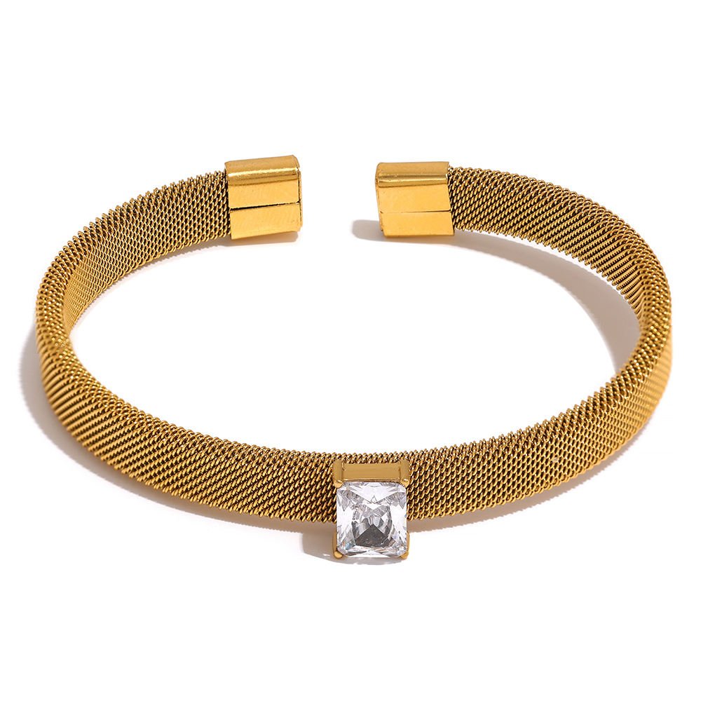 Iced Square Bracelet - iceandgold