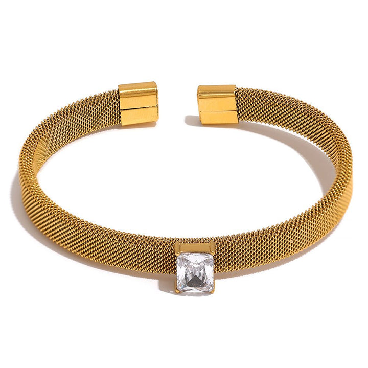 Iced Square Bracelet - iceandgold