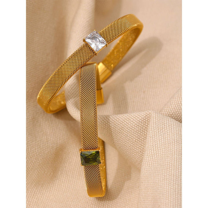 Iced Square Bracelet - iceandgold